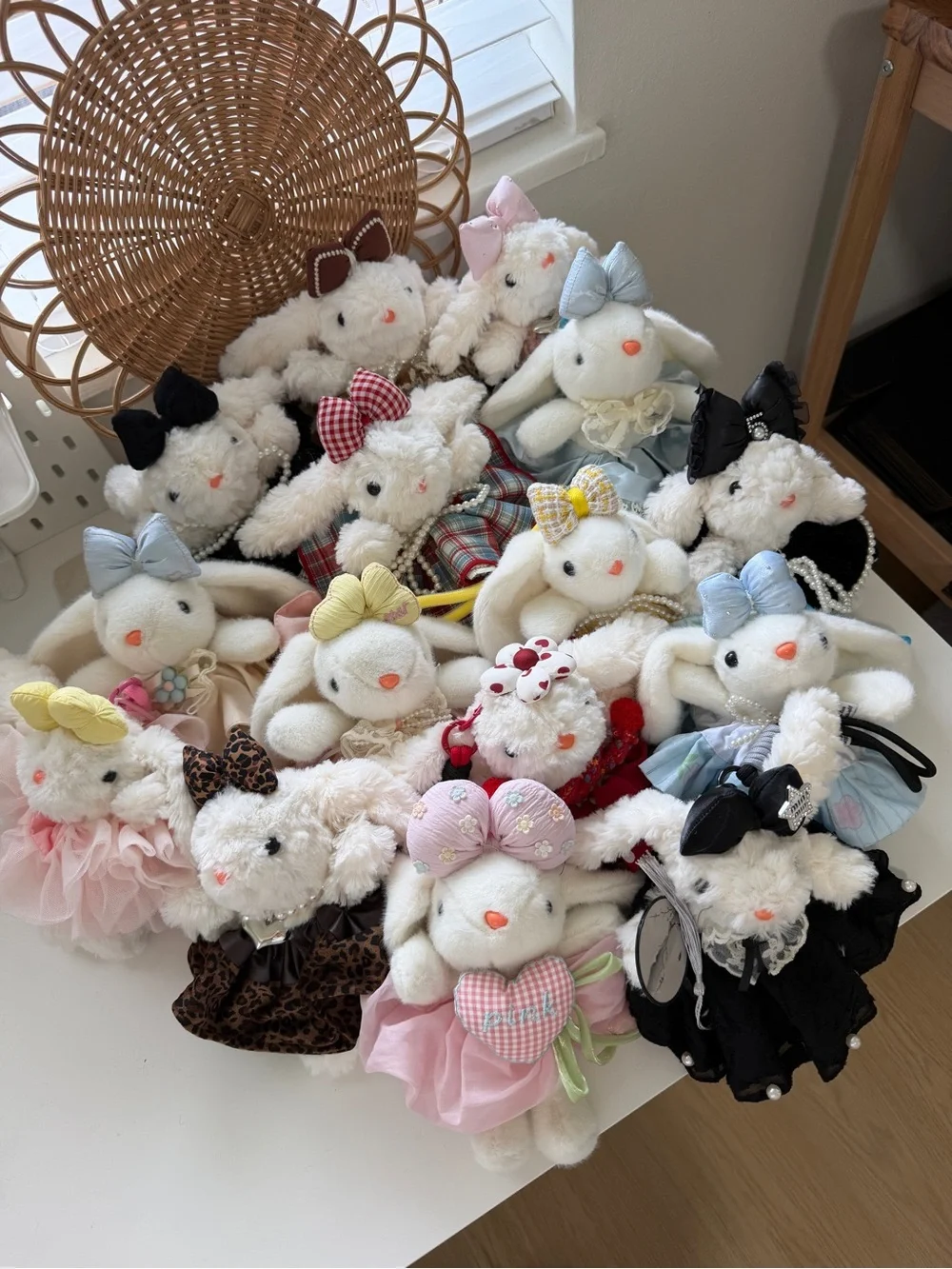 16 pcs -Cute Bunny Plush Charm BundleBrand new, never used
